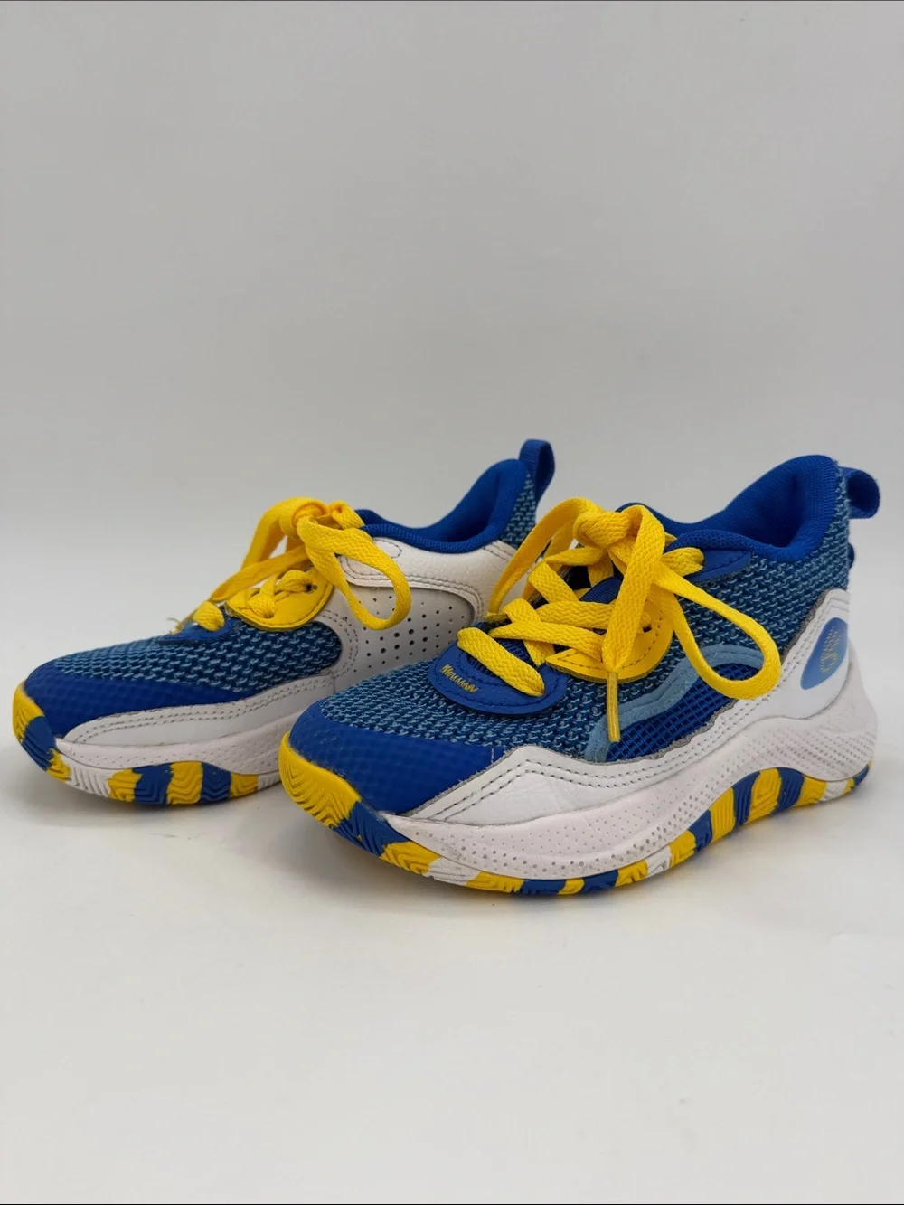 Under Armour Steph Curry 3Z 24 Pre-School Warriors Shoe Size 11K Team Royal Blue
